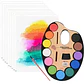 🎨PALETA DE ACUARELA 12 COLORES MOD# B-9005YH - Miniatura 3