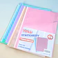 PAQ DE 5 CARPETAS CLIP COLORES PASTEL MO# SN-003J - Miniatura 2