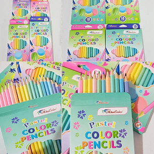 (COLORES) PASTEL COLOR PENCILS MOD# B-0010Q Y 11Q