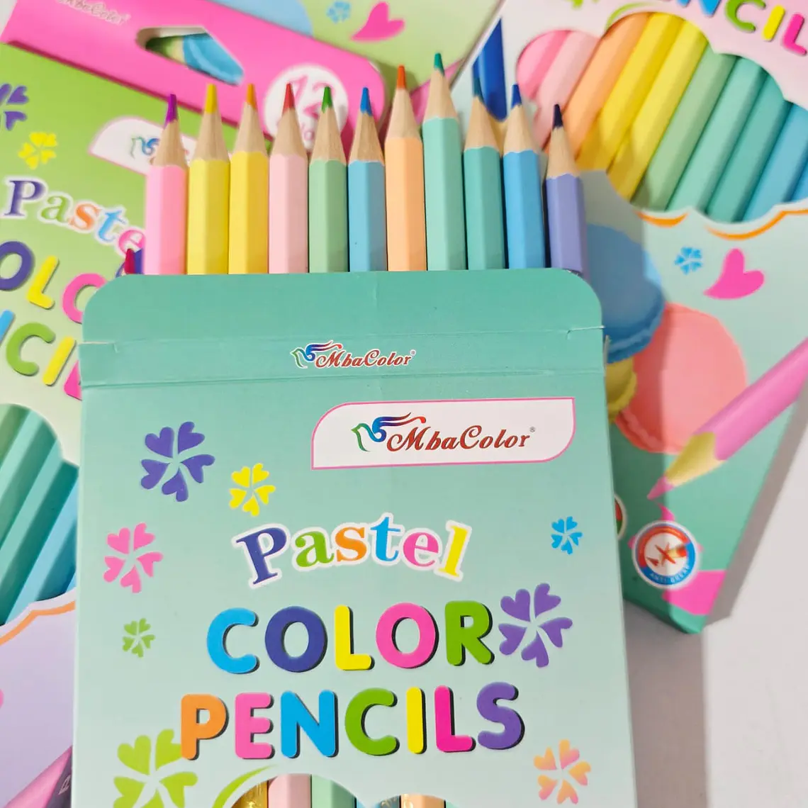 (COLORES) PASTEL COLOR PENCILS MOD# B-0010Q Y 11Q 4