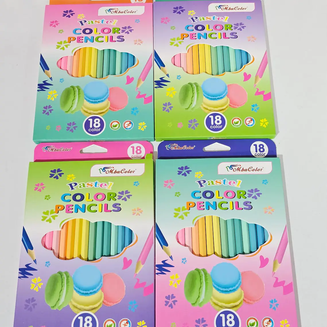 (COLORES) PASTEL COLOR PENCILS MOD# B-0010Q Y 11Q 3