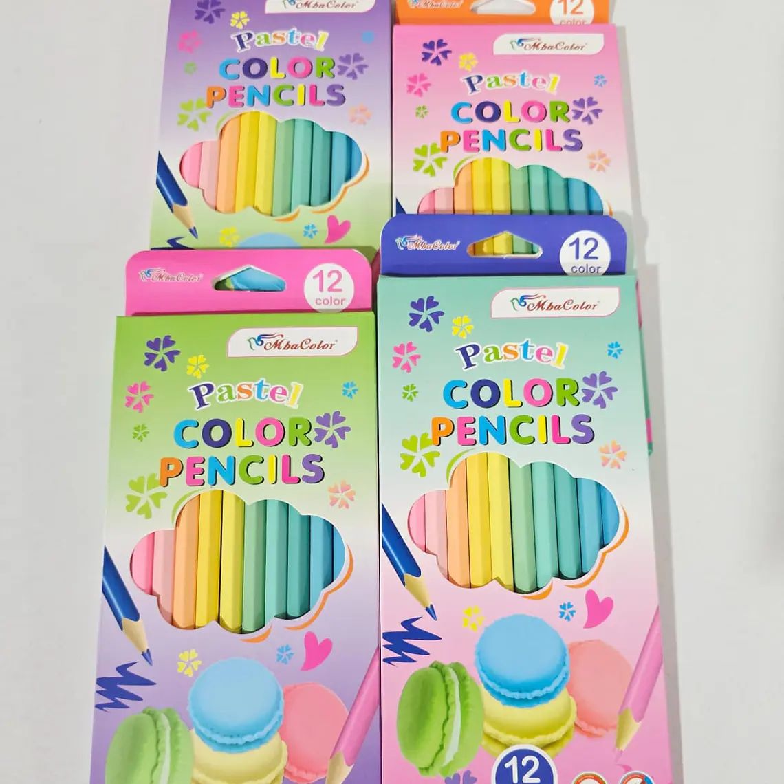 (COLORES) PASTEL COLOR PENCILS MOD# B-0010Q Y 11Q 2