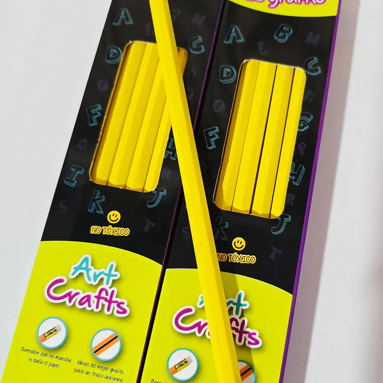 CAJITA CON 12 LÁPICES DE GRAFITO MOD# 742030716 ✏️ 2