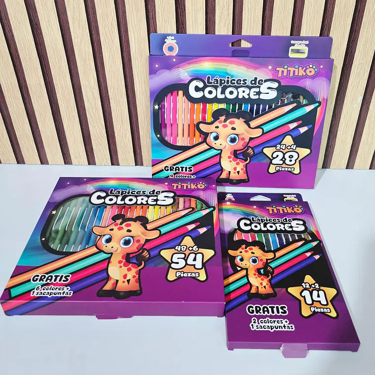 CAJITA MORADA CON COLORES (JIRAFA) 🦒 MOD# TK-0219Q, 16Q, 17Q 1