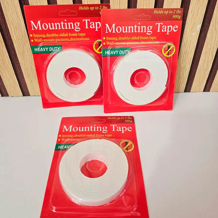 CINTA DOBLE CARA 1 O 2 PIEZAS MOD# TK-327J, 919J 3