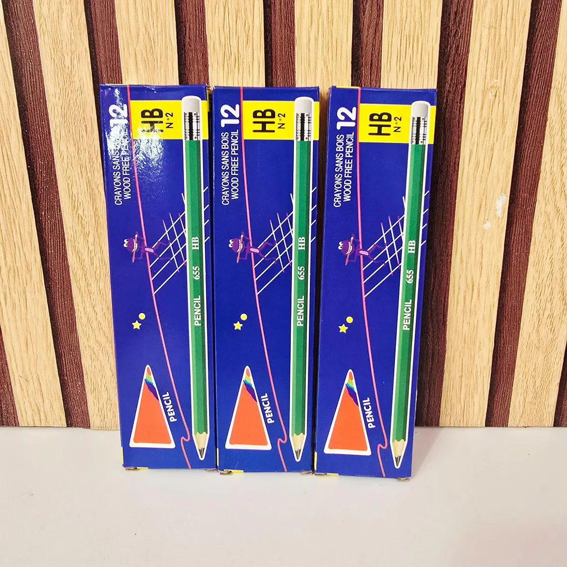 CAJITA CON 12 LAPICES GOOD LUCKY HB N°2 MOD# B-0007 1