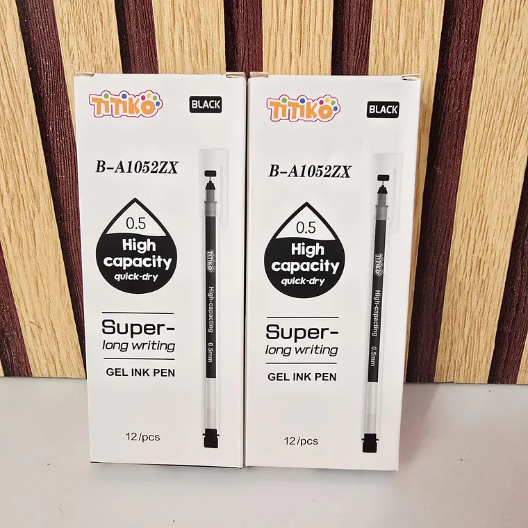 CAJITA BLANCA CON 12 BOLÍGRAFOS MOD# B-A1052ZX 4