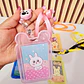 PORTA CREDENCIAL CON OREJITAS DISEÑO INFANTIL MOD# WJ-1005KT - Miniatura 3