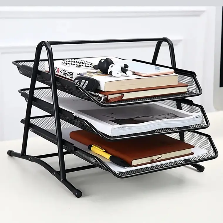 ORGANIZADOR PARA ESCRITORIO DE 3 NIVELES MOD# SN-012J 1