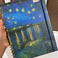 (RAYAS) LIBRETA PROFESIONAL VANGOGH 100 HOJAS PASTA DURA  TITIKO MOD # TK-0138BJ - Miniatura 4