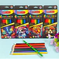 CAJA CON  COLORES BUENA PIXELIZACION ANIMALES  MOD# B-0013Q, 15Q Y 16Q- COPIAR - Miniatura 1