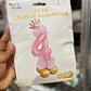 SET DE GLOBOS COLOR ROSA CON GLOBOS Y  CORONITA  MOD# 62017-62026👑 - Miniatura 7