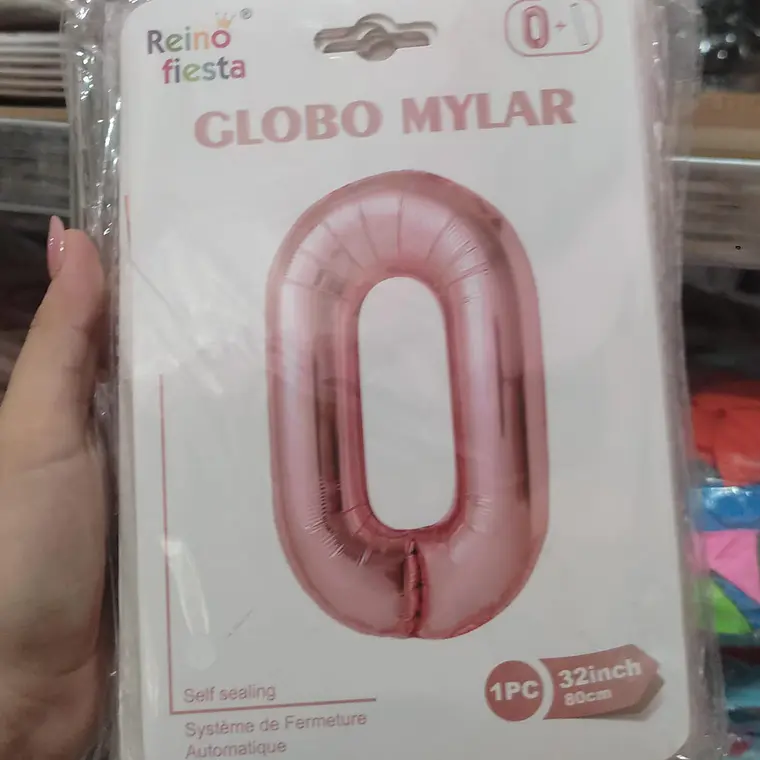 GLOBO ROSA MYLAR 32
