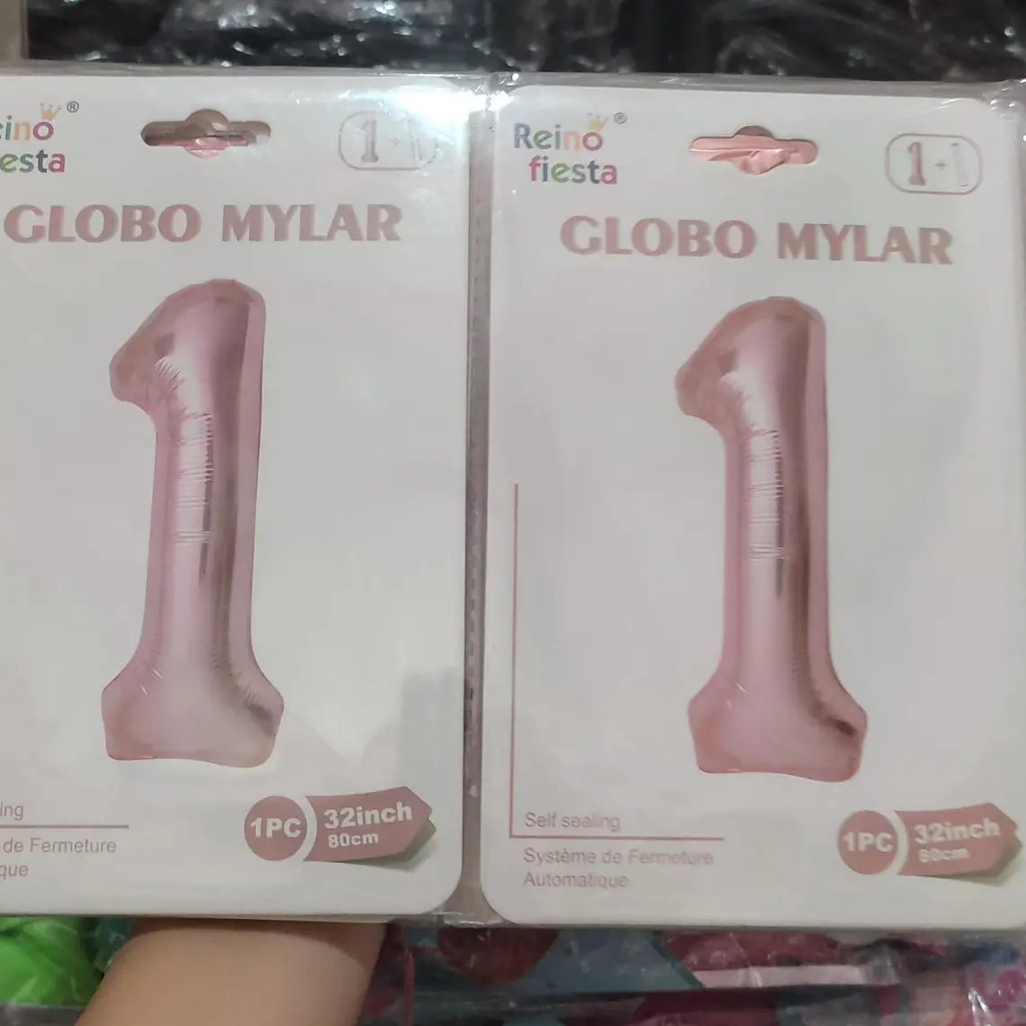 GLOBO ROSA MYLAR 32