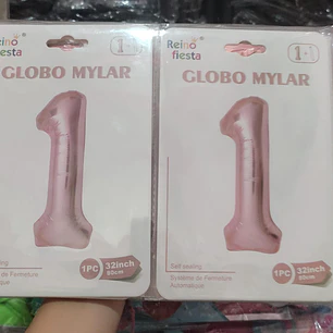 GLOBO ROSA MYLAR 32
