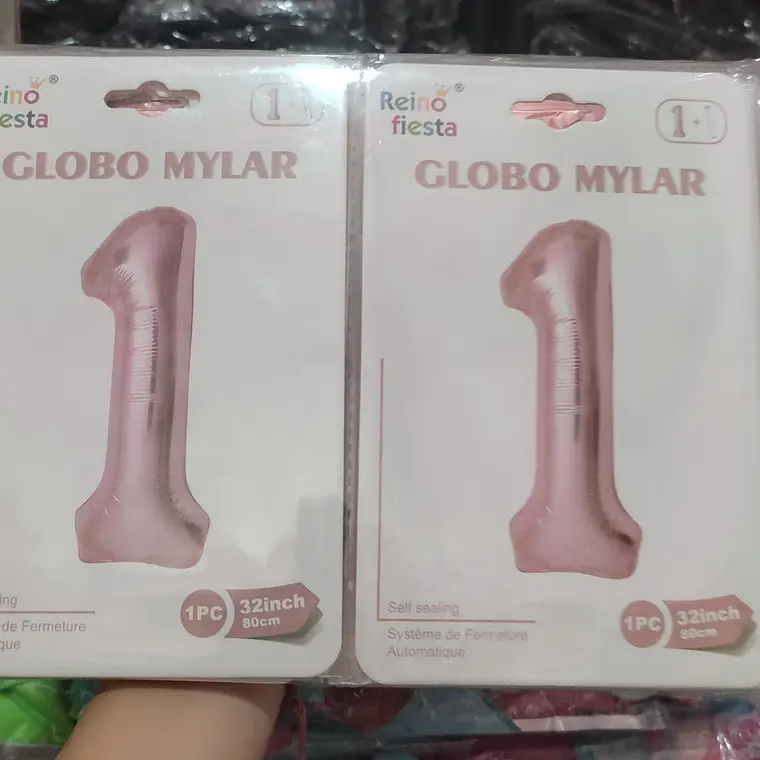 GLOBO ROSA MYLAR 32