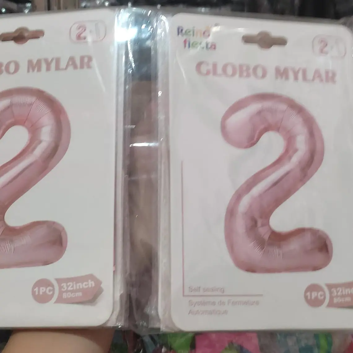 GLOBO ROSA MYLAR 32