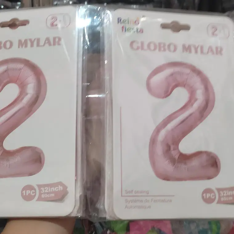 GLOBO ROSA MYLAR 32