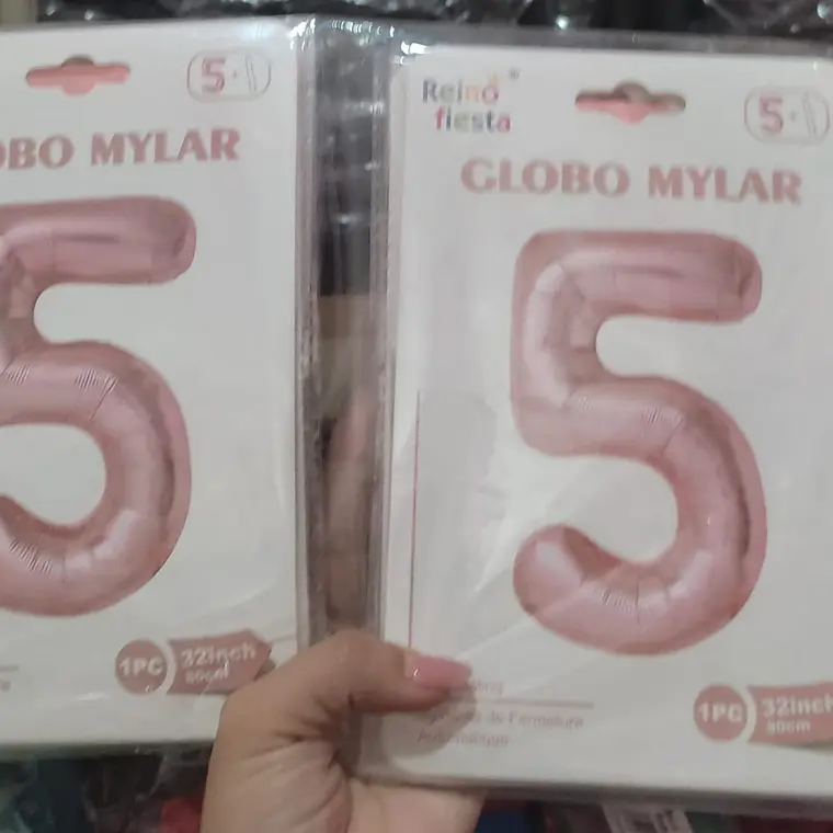 GLOBO ROSA MYLAR 32