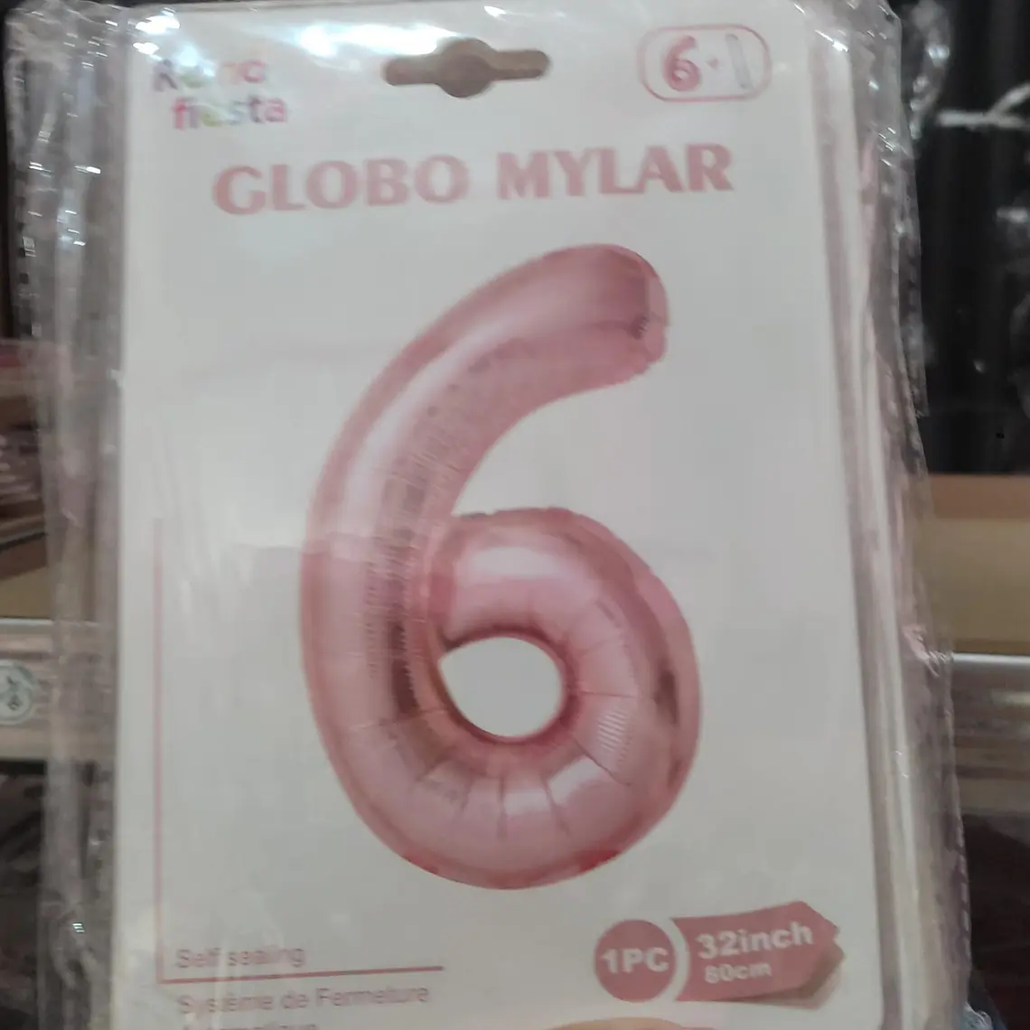 GLOBO ROSA MYLAR 32
