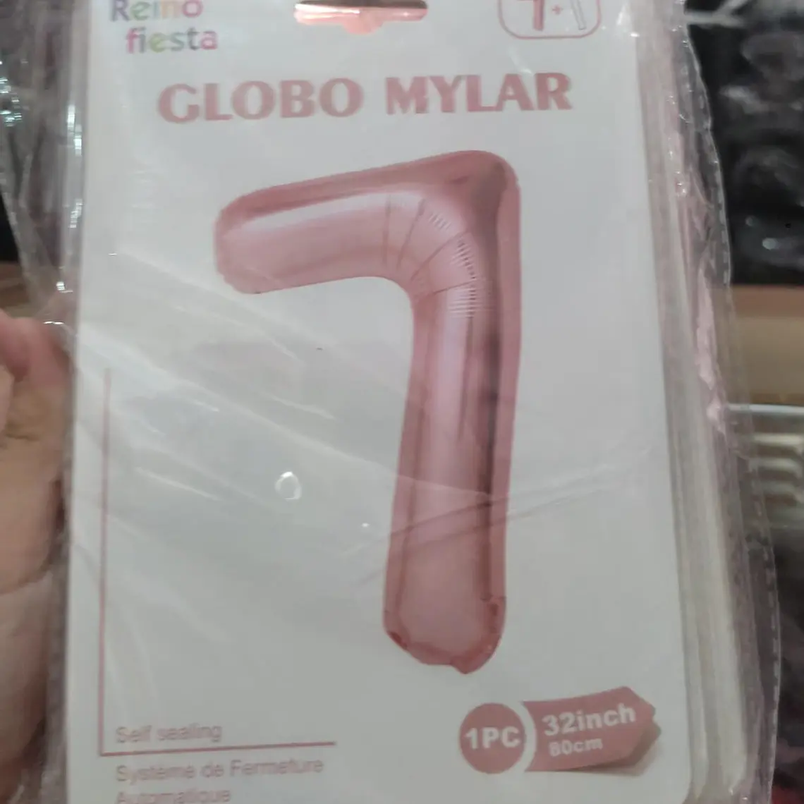 GLOBO ROSA MYLAR 32