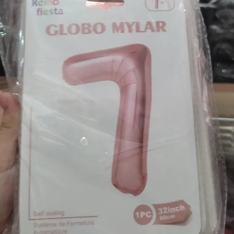 GLOBO ROSA MYLAR 32