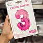 GLOBO COLOR METÁLICO FIUSHA DE MYLAR/80CM MOD# 52215-52224 - Miniatura 5