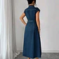 VESTIDO LARGO AZUL/MEZCLILLA TALLA GRANDE - Miniatura 7