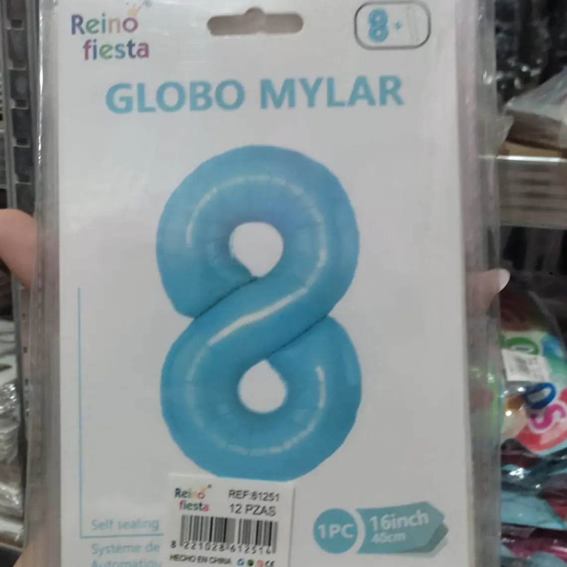 GLOBO TAMAÑO 16