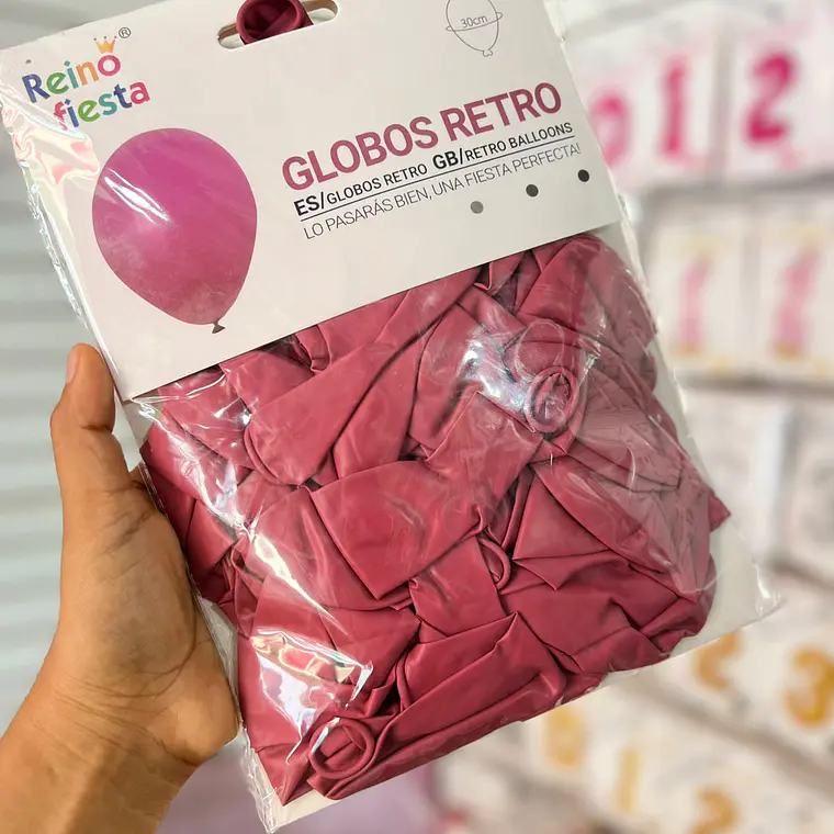 BOLSA CON 50 GLOBOS  12