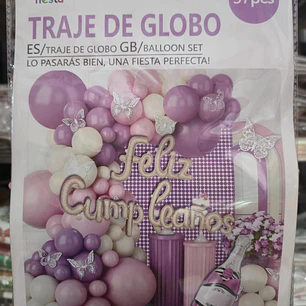 SET DE GLOBOS VARIOS DISEÑOS (FELIZ CUMPLEAÑOS) PARA DECORAR MOD# 61680-61688