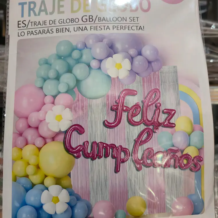 SET DE GLOBOS VARIOS DISEÑOS (FELIZ CUMPLEAÑOS) PARA DECORAR MOD# 61680-61688 4