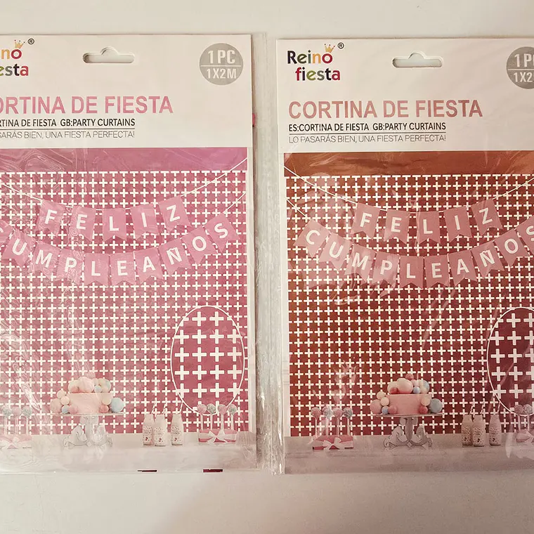 CORTINA METÁLICA PARA FIESTA 1 X 2M 1