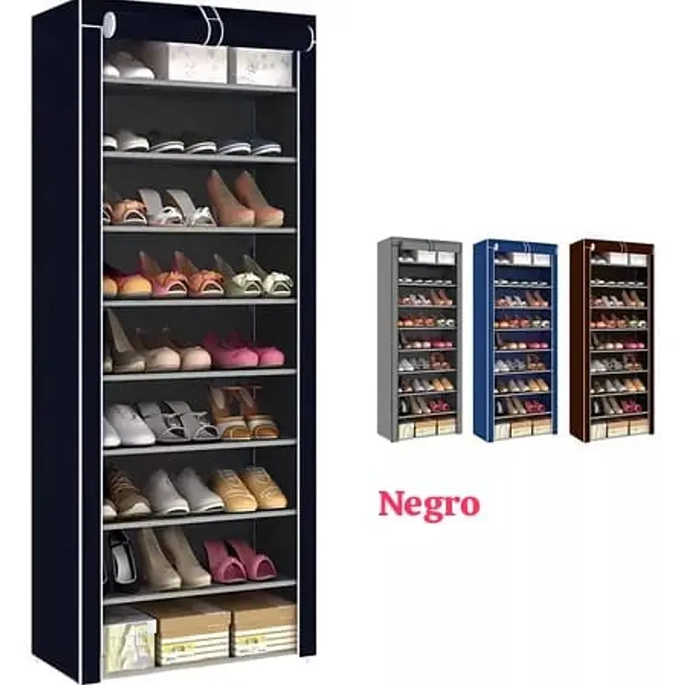 💋ORGANIZADOR  PARA ZAPATOS 9 NIVELES CON FORRO MOD# ZTA66 6