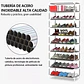 💋ORGANIZADOR  PARA ZAPATOS 9 NIVELES CON FORRO MOD# ZTA66 - Miniatura 7