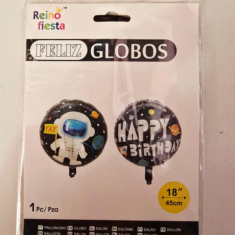 GLOBO TAMAÑO 18