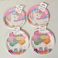 PAQ DE 10 PLATOS DE PAPEL UNICORNIO/FELIZ CUMPLEAÑOS MOD# 60894-60898 - Miniatura 1