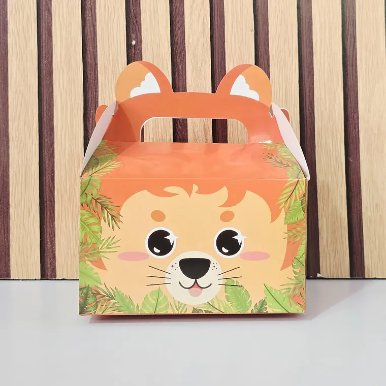 PAQ CON 3 CAJITAS PARA DULCES DISEÑO ANIMALITOS DE LA SELVA Y DEL MAR MOD# 61660-61661 3