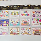 PAQ.CON 9 TARJETITAS DE AGRADECIMIENTO, CUMPLEAÑOS O BABY MOD# 62336-62342 - Miniatura 1