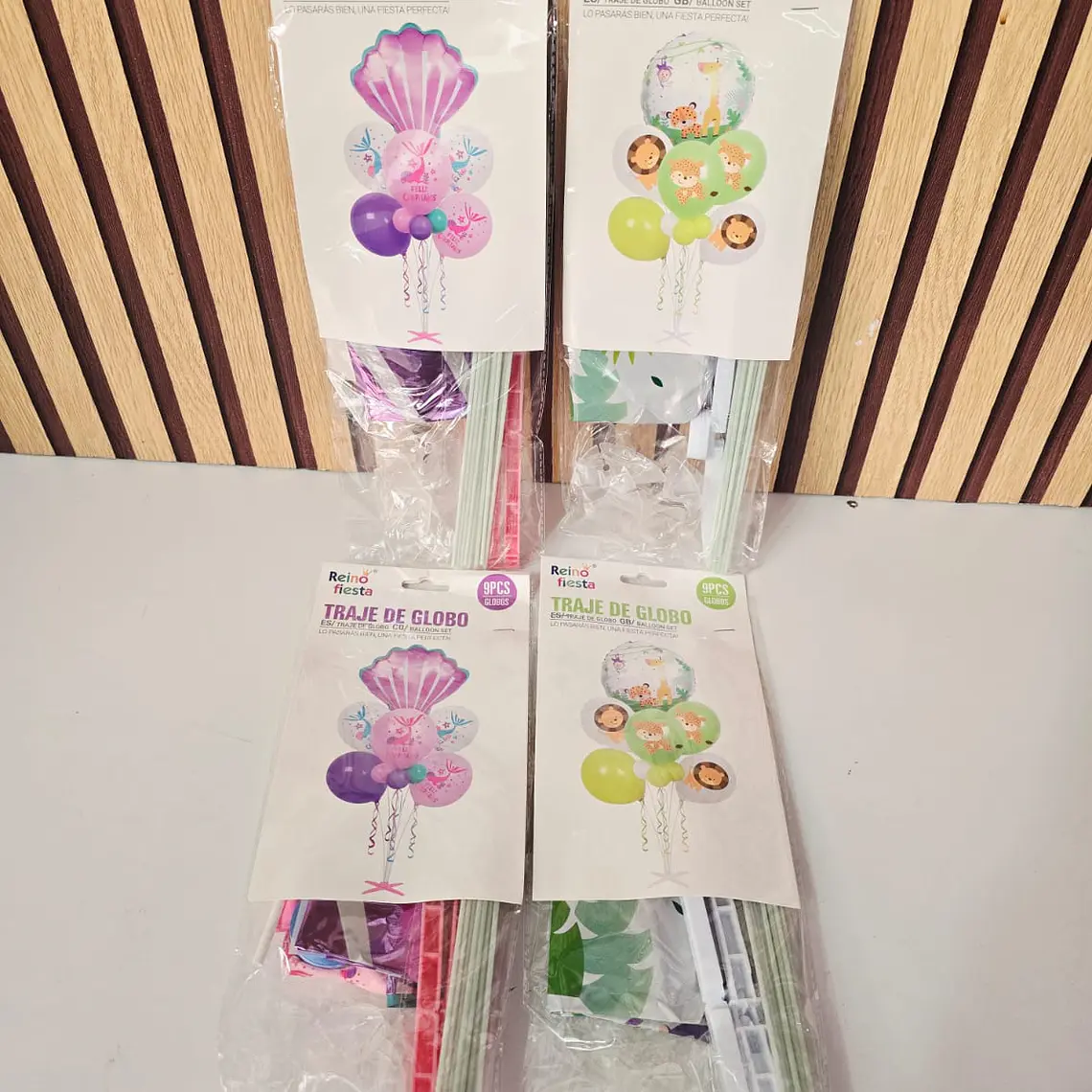SET DE GLOBOS SIRENA Y ANIMALITOS  MOD# 61338-61339 1
