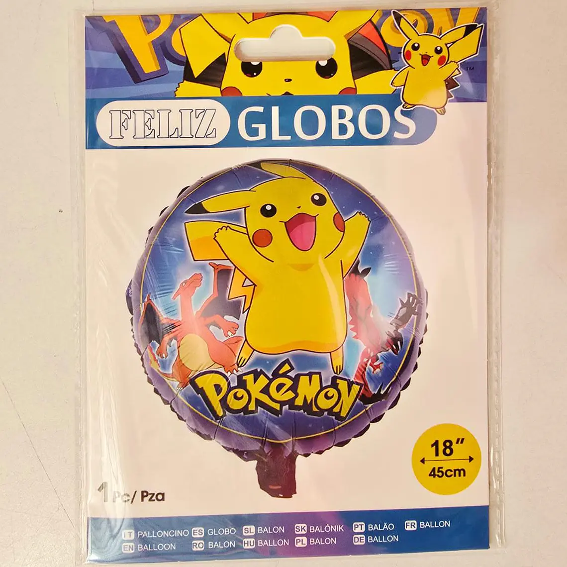 GLOBO TAMAÑO 18