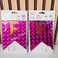 LETRAS ROSA O AZUL FELIZ CUMPLEAÑOS PARA DECORAR (3M) MOD# 52357 Y 52362 - Miniatura 2