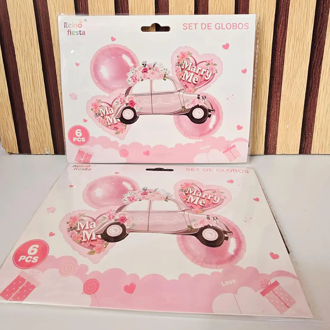 SET DE GLOBOS MARRY ME (AUTO) MOD# 62383 1