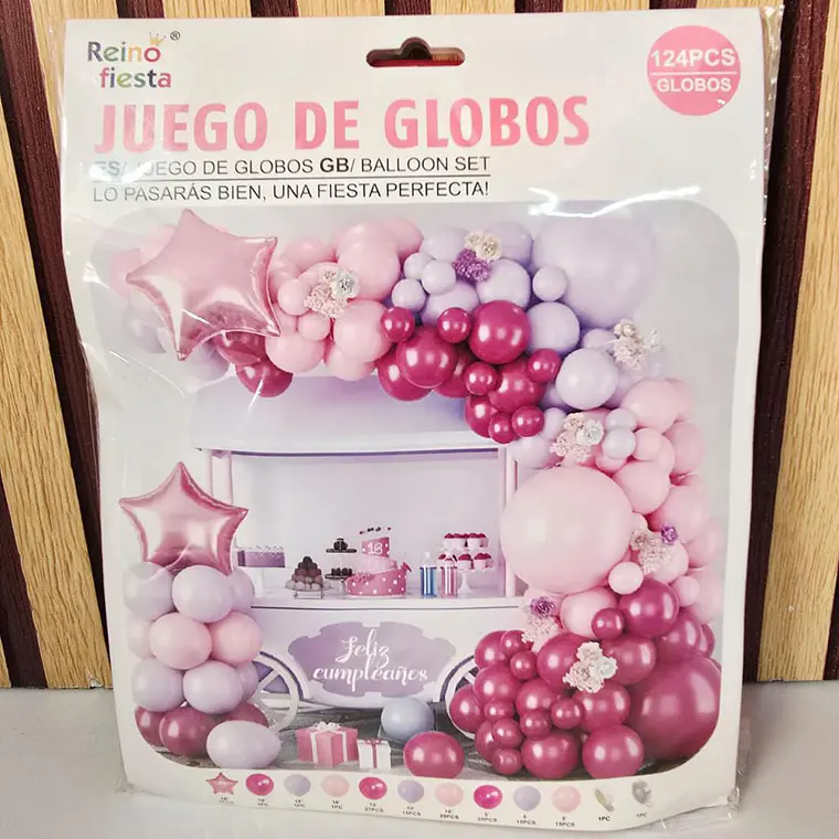JUEGO DE GLOBOS PARA DECORAR MOD# 61890-61892 2