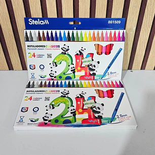 CAJITA CON 24 PLUMONES  MOD# 861509
