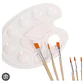 SET DE PINCELES + PALETA PARA PINTURA MOD# 864832 🫟 - Miniatura 2