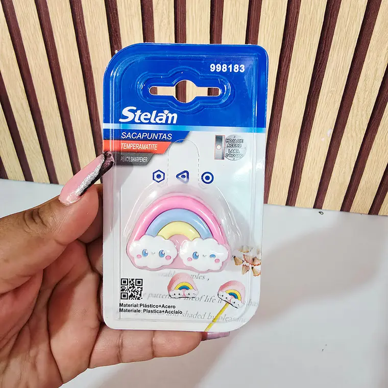SACAPUNTAS DISEÑO ARCOIRIS MOD# 998183 1
