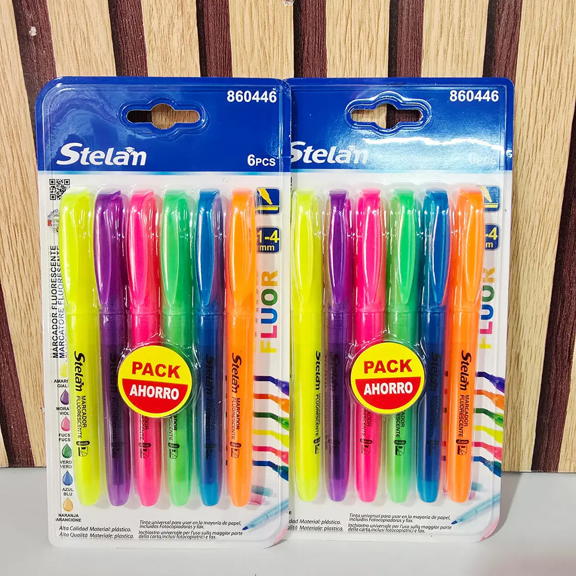 PAQ CON 6 MARCA TEXTOS (STELAN) MOD# 860446 2