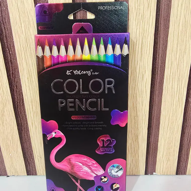 CAJITA CON 12 COLORES (ANIMALES COLOR PENCIL) MOD# YL221036 2