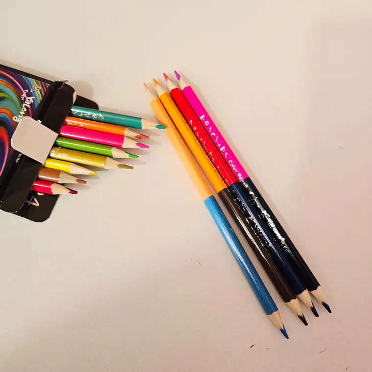 CAJITA CON 24 COLORES DE DOBLE PUNTA MOD# YL231055-24 3